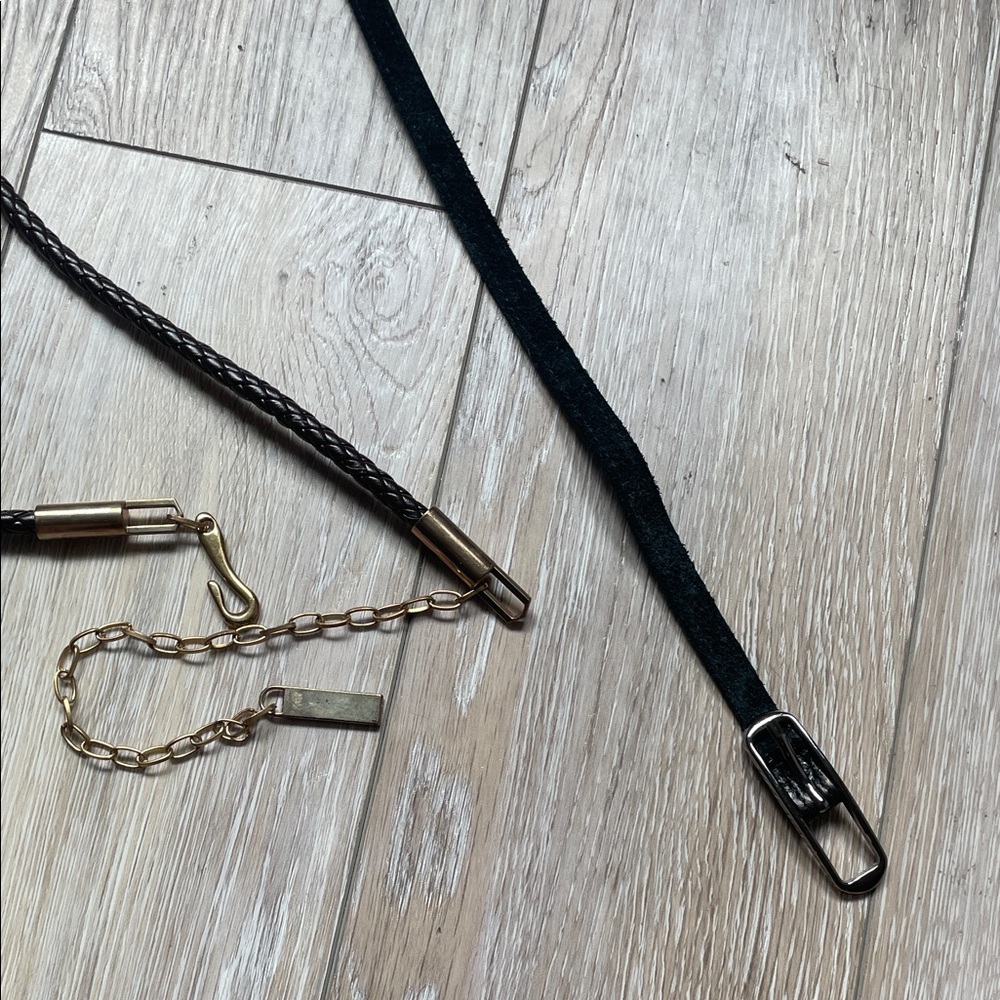 Elegant Women's Black and Brown Belt Set - Picture 16 of 16
